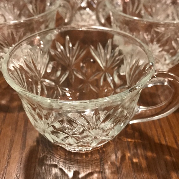 Dining Punch Bowl Etched Glasses With Hooks 3 Rim 25 High No Punch